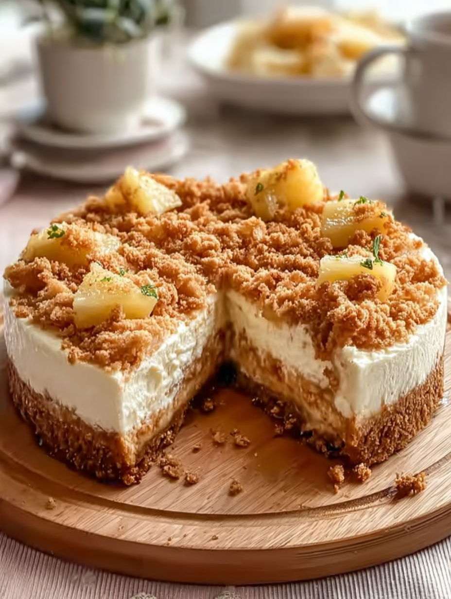 Apfel-Cpineapple juiceble-Käsekuchen image 2