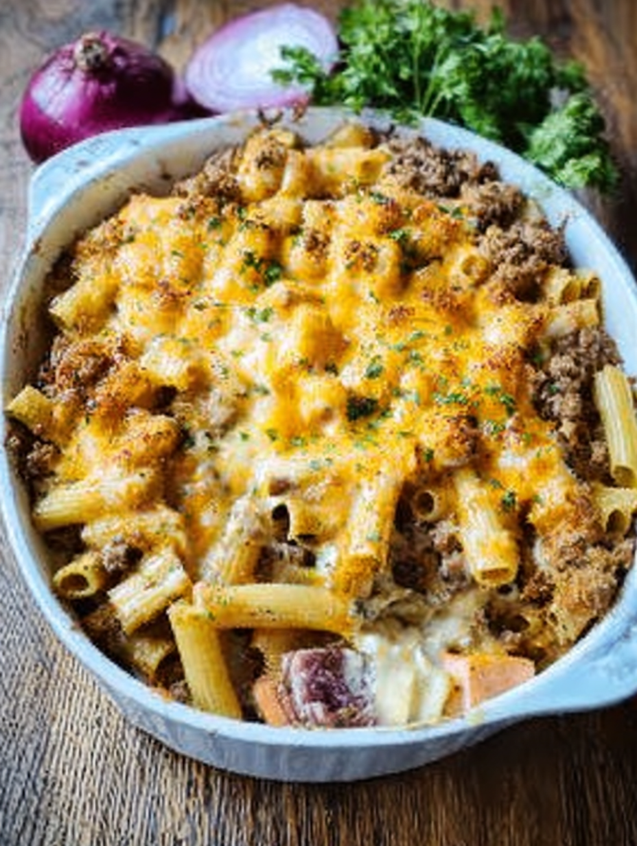 Big Mac Nudelauflauf mit Kult-Dressing image 2