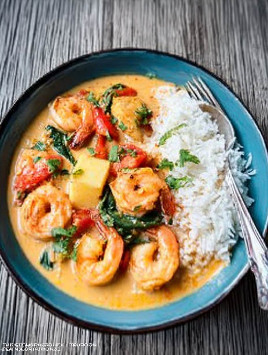 Cremiges Thai-Curry mit Shrimps & Kokos image 2