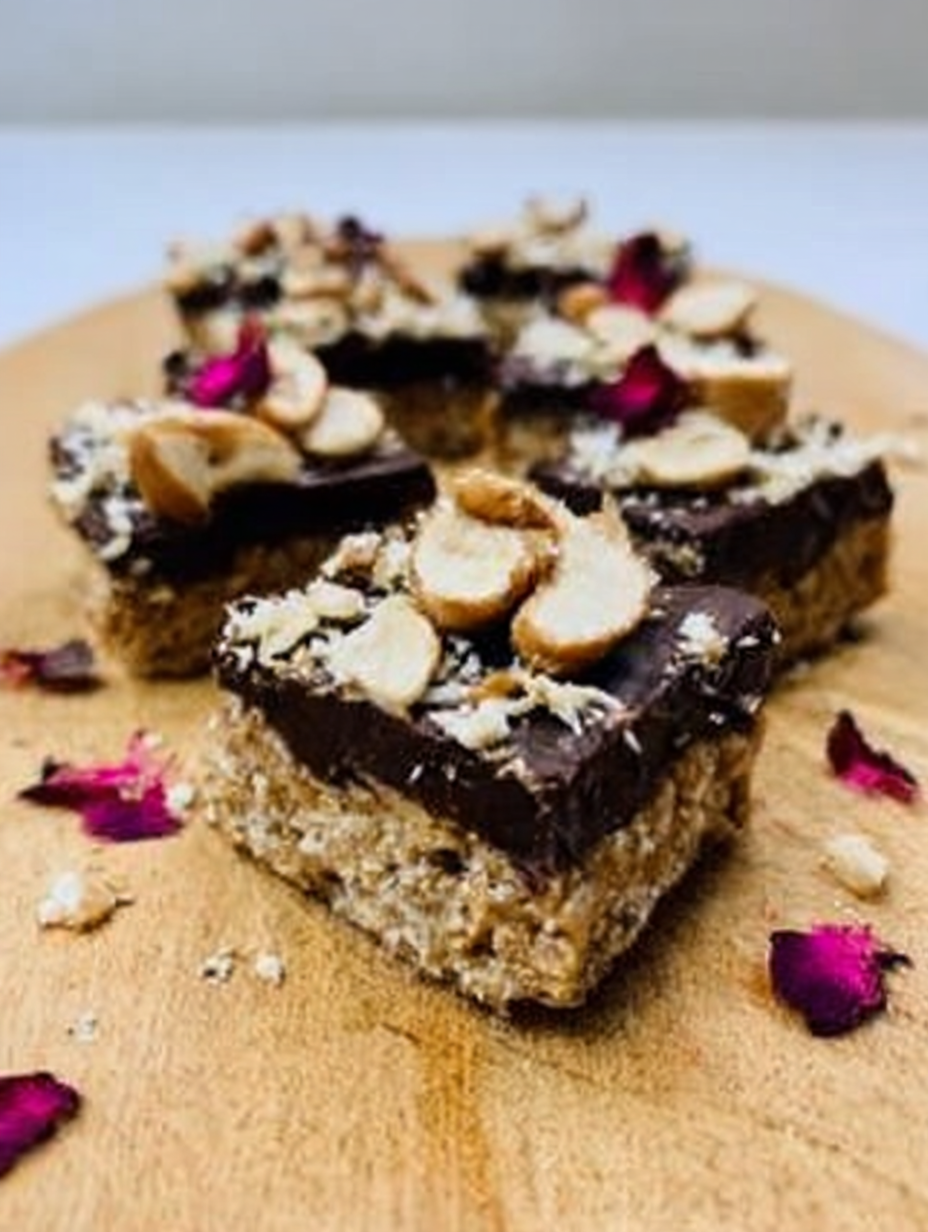 Gesunder No-Bake Cookie Dough Riegel image 2