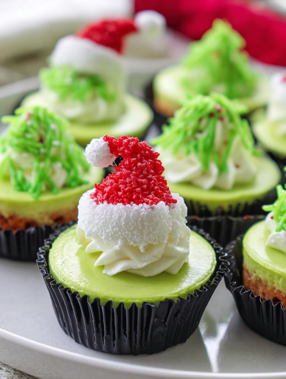 Grinch-Mini-Käsekuchen image 2