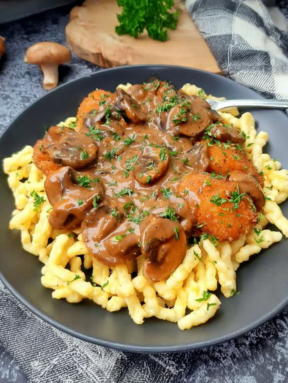 Jägersoße with Spätzle Delight image 2