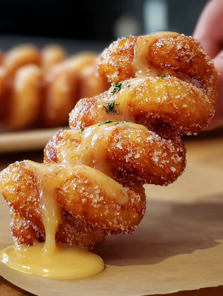 Koreanische gedrehte Donuts image 2