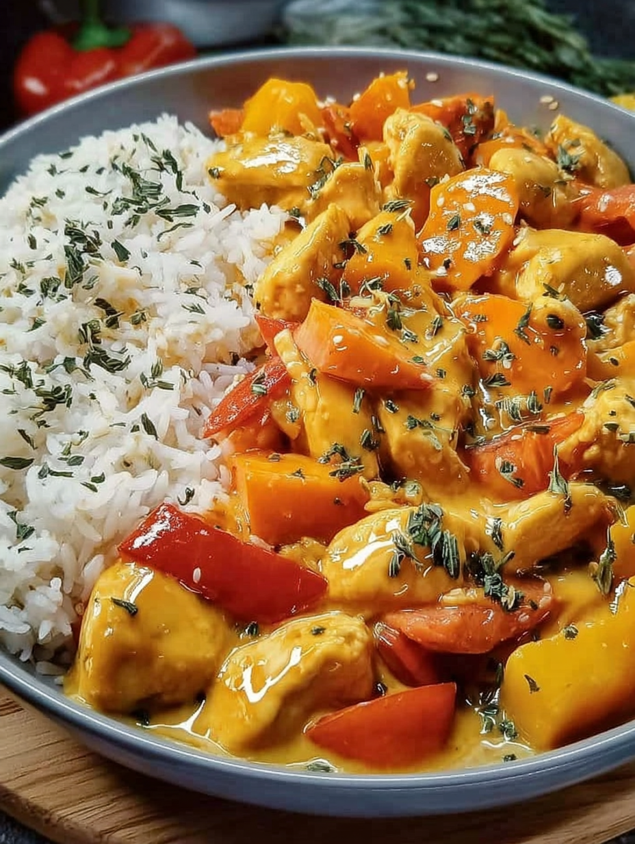 Kürbis Hähnchen Pfanne image 2