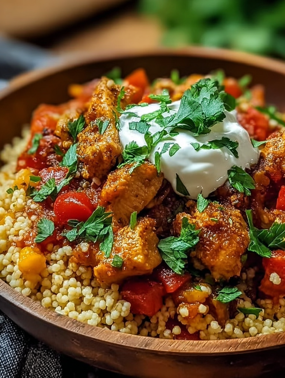 Marokkanische Hühner-Couscous-Schüssel image 2