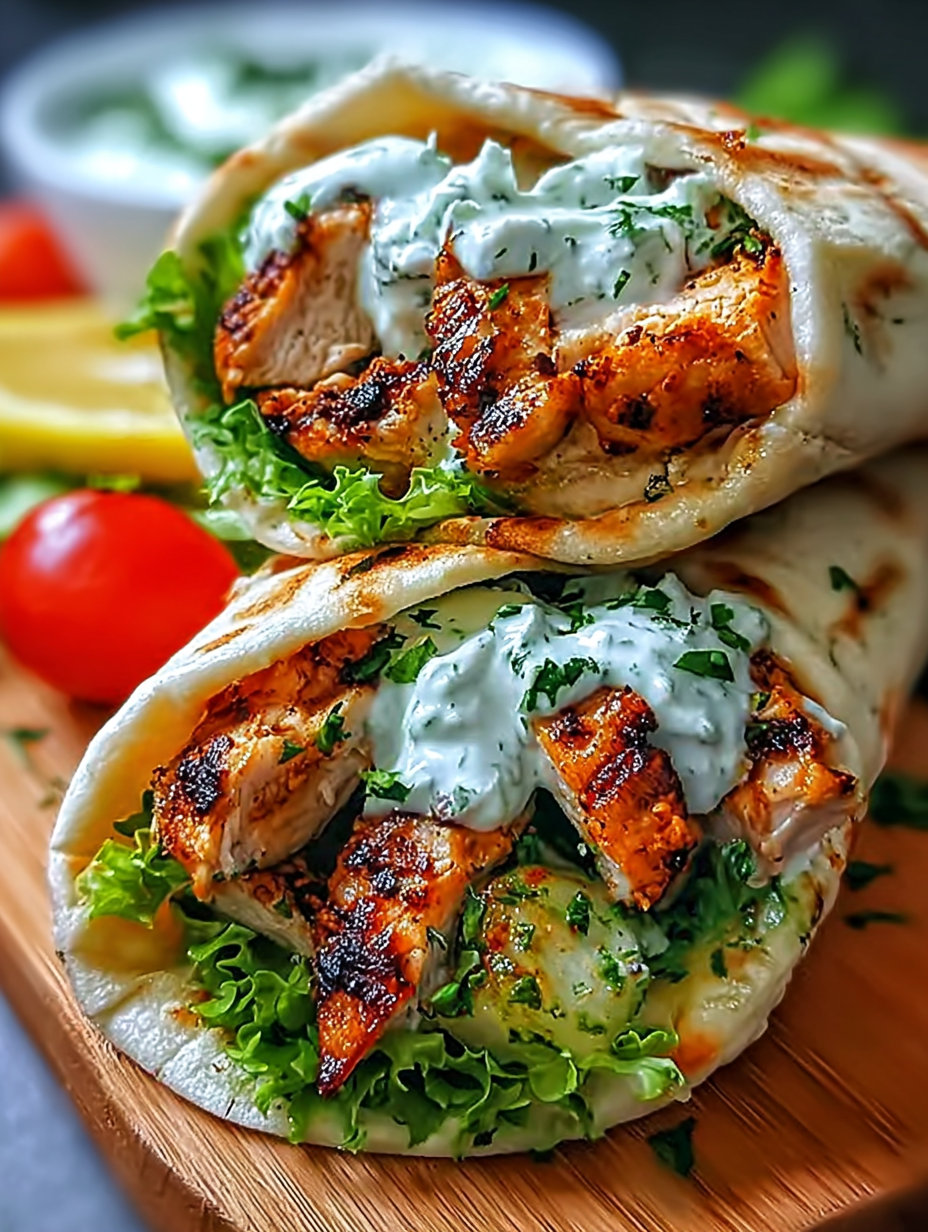 Mediterranes Hähnchen-Gyros image 2