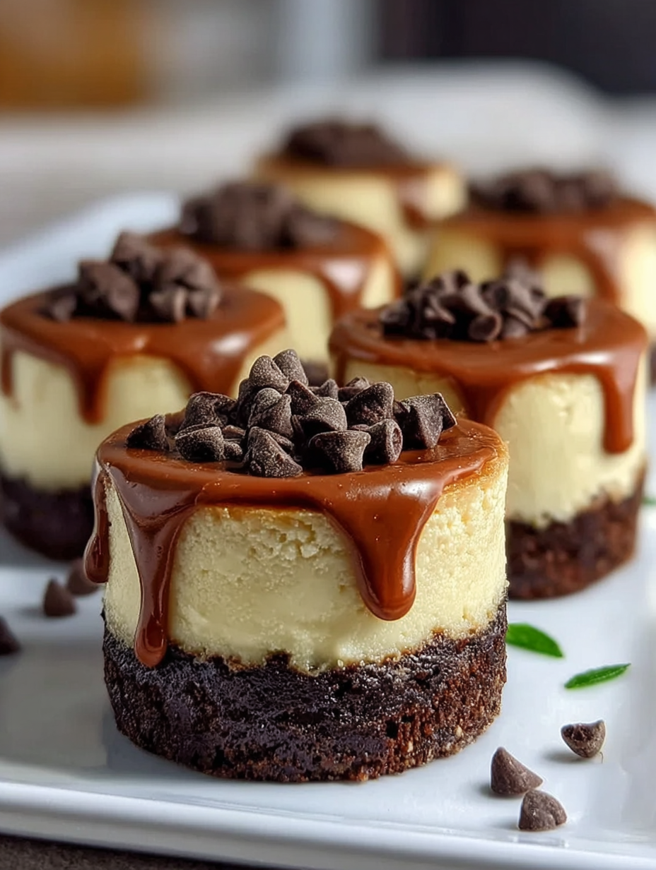 Mini-Käsekuchen mit Brownie-Boden image 2