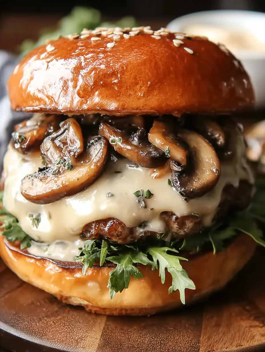 Schweizer Pilz-Burger: Herzhaftes Rezept für Feinschmecker image 2