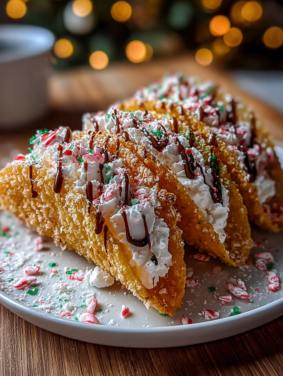 Winterfeste Käsekuchen-Tacos image 2