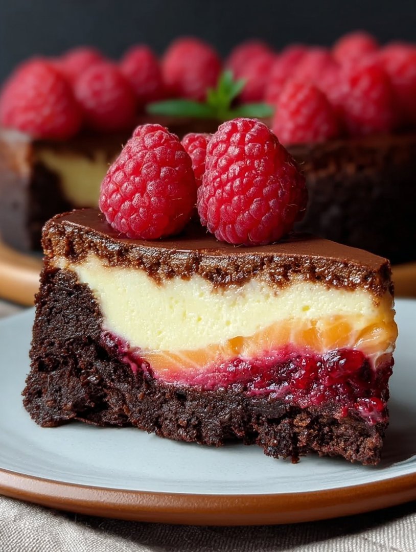 Fruchtiger Brownie Cheesecake image 2