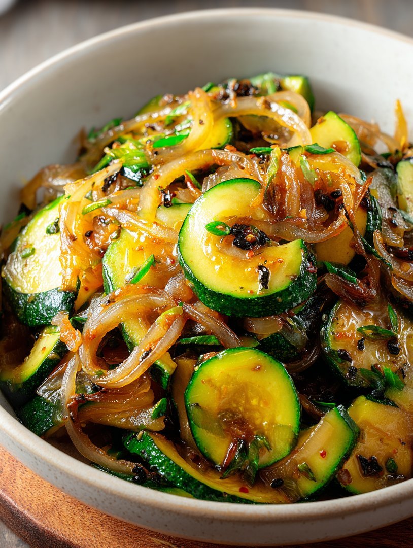 Japanisches Zucchini-Zwiebel-Pfannengericht – Keto Spoonful image 2