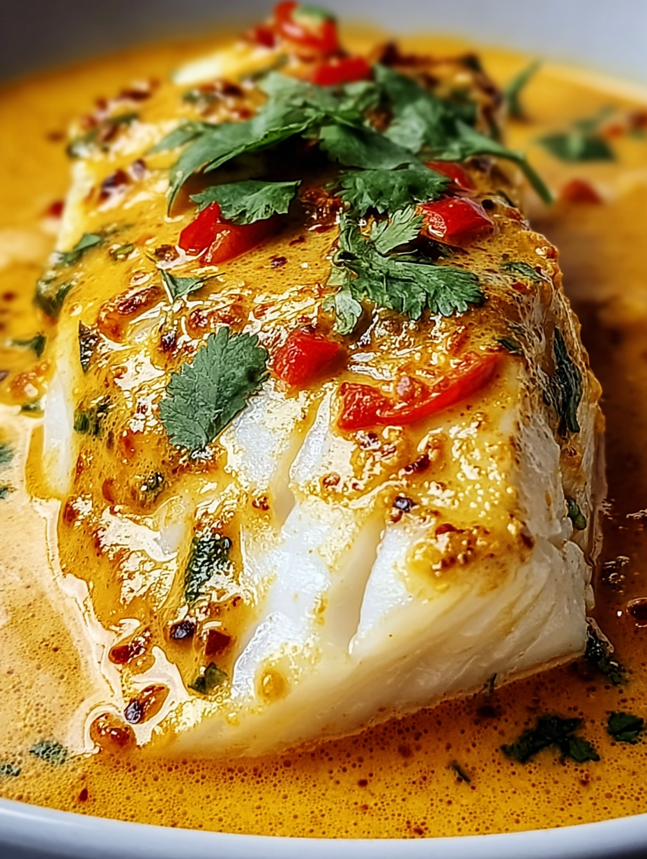 Kabeljau in exotischer Kokos-Curry-Sauce image 2