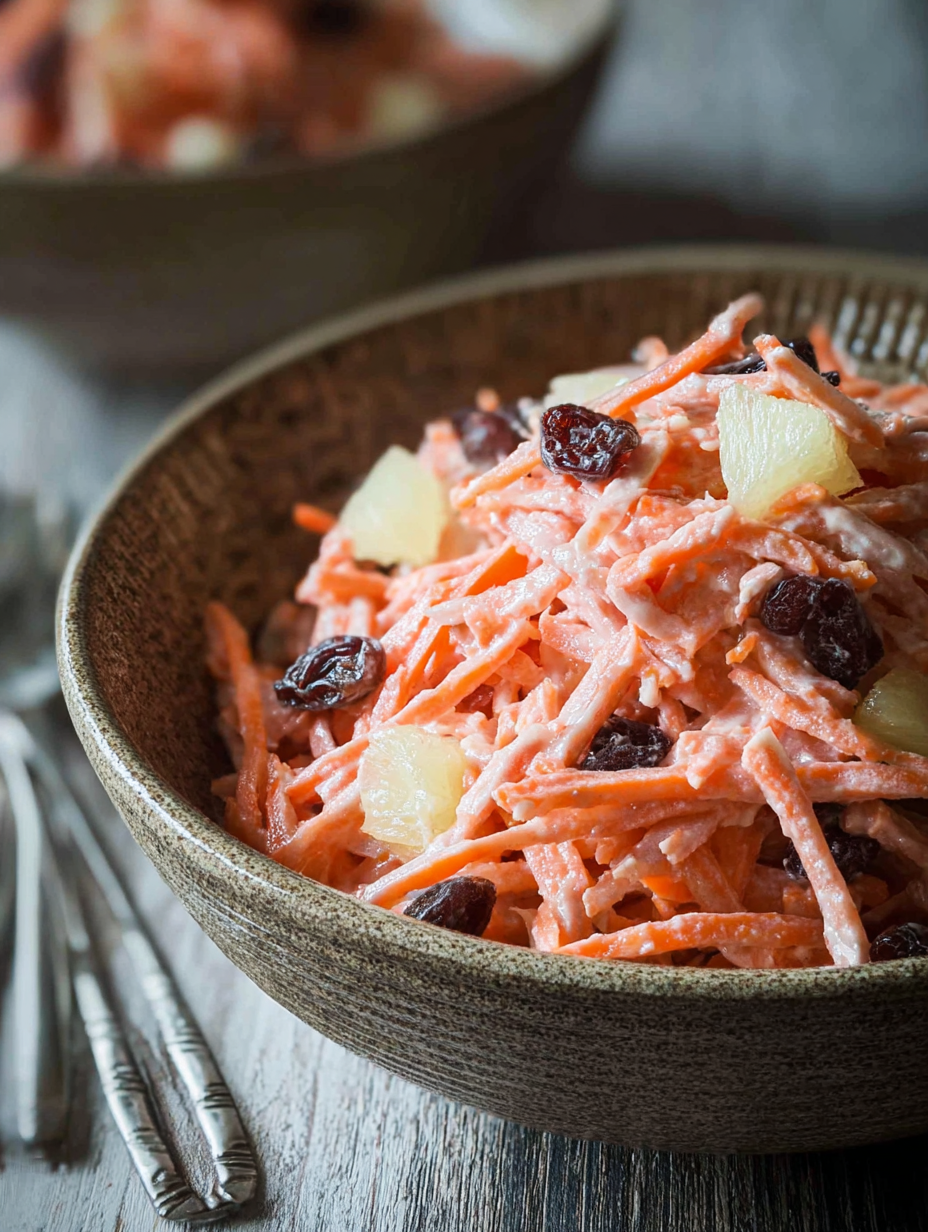 Karotten-Rosinen-Ananassalat image 2