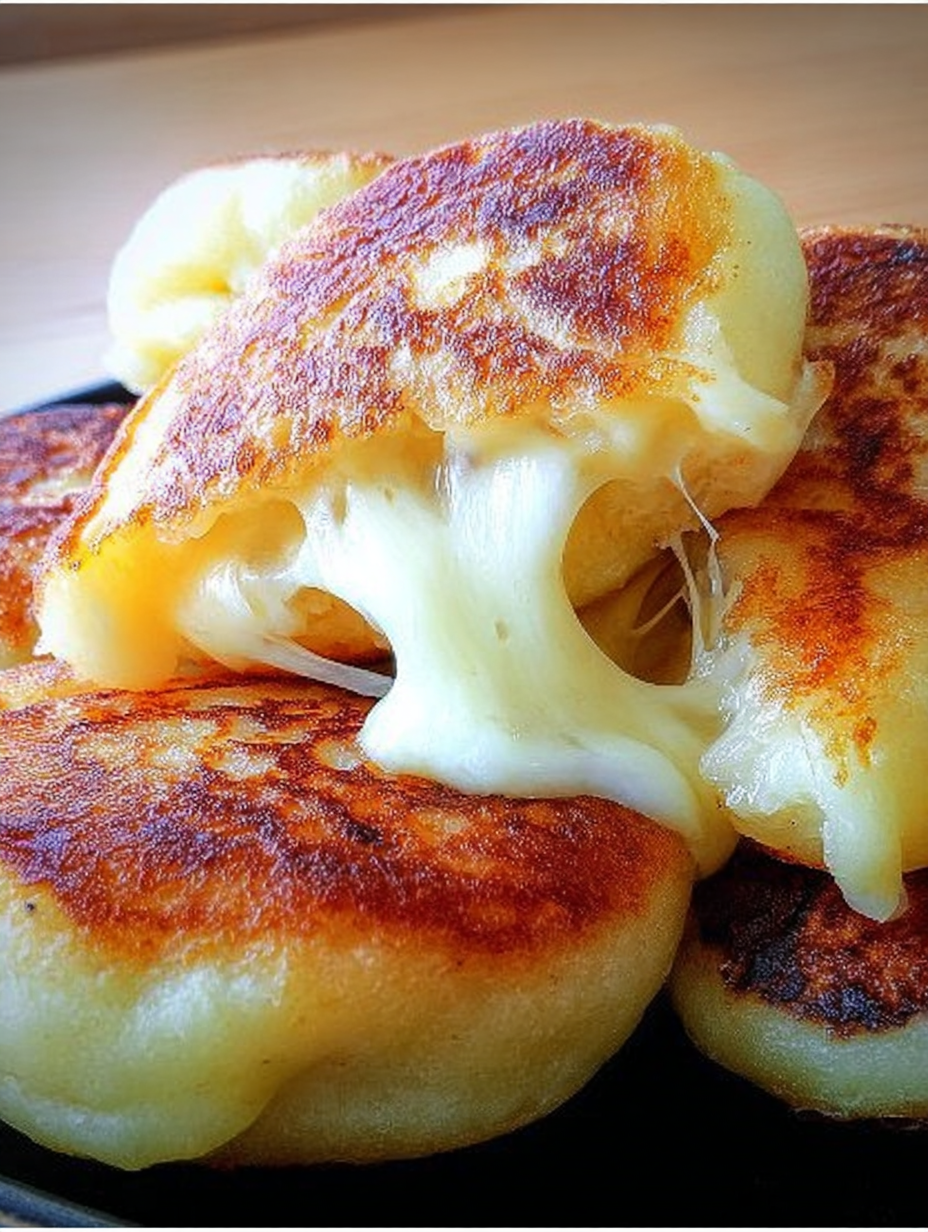 Kartoffelfrikadellen gefüllt mit Schmelzkäse, einfach super lecker image 2