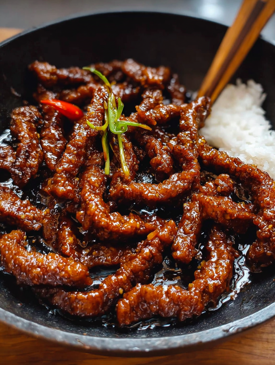 Klebriges Honig-Knoblauch-Rindfleisch image 2