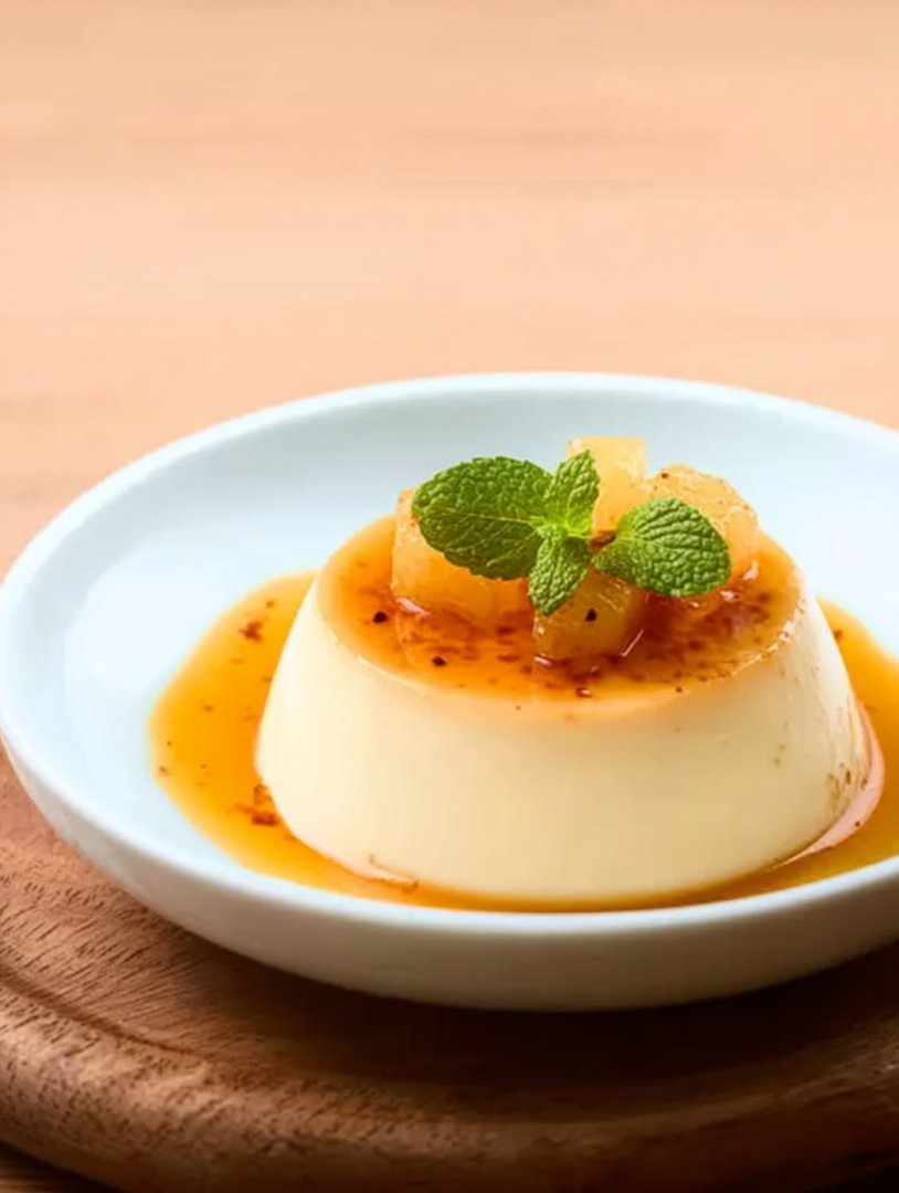 Kokoscreme-Panna-Cotta mit Ananas image 2