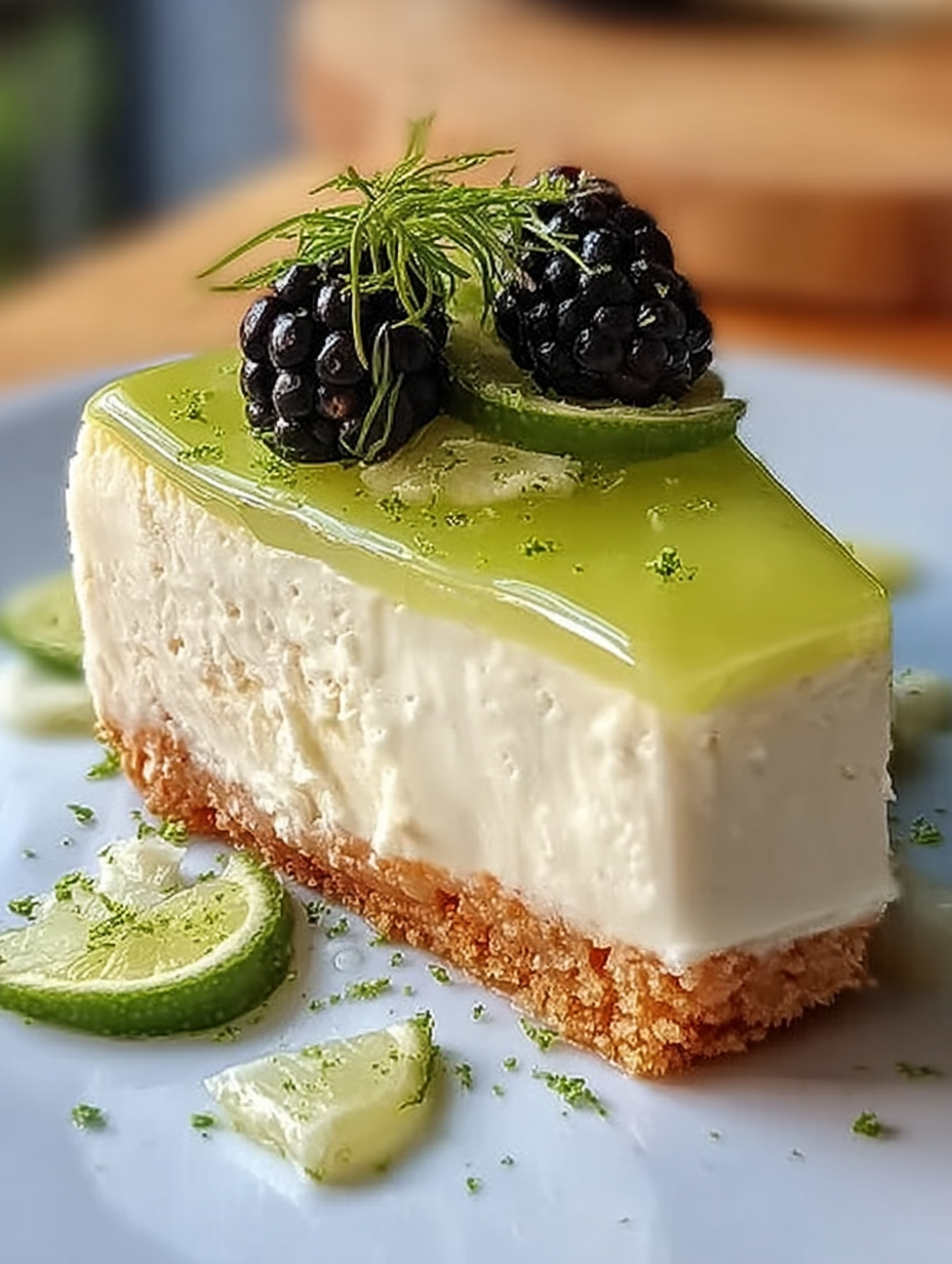 Limettenmousse-Käsekuchen image 2