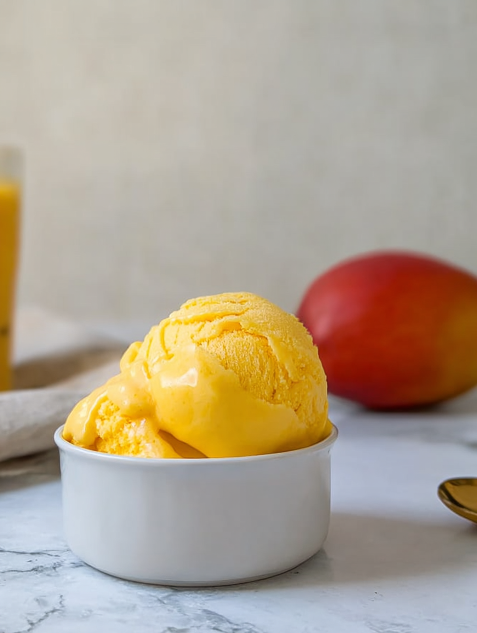 Mangosorbet in der Ninja-Creme image 2