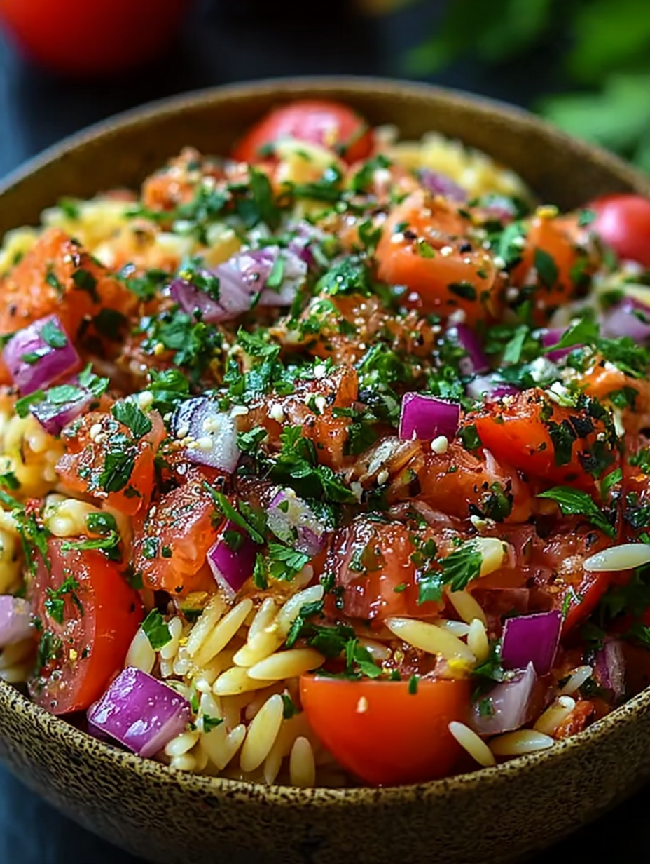 Mediterraner Orzo Salat: Ein erfrischendes Rezept für den Sommer image 2