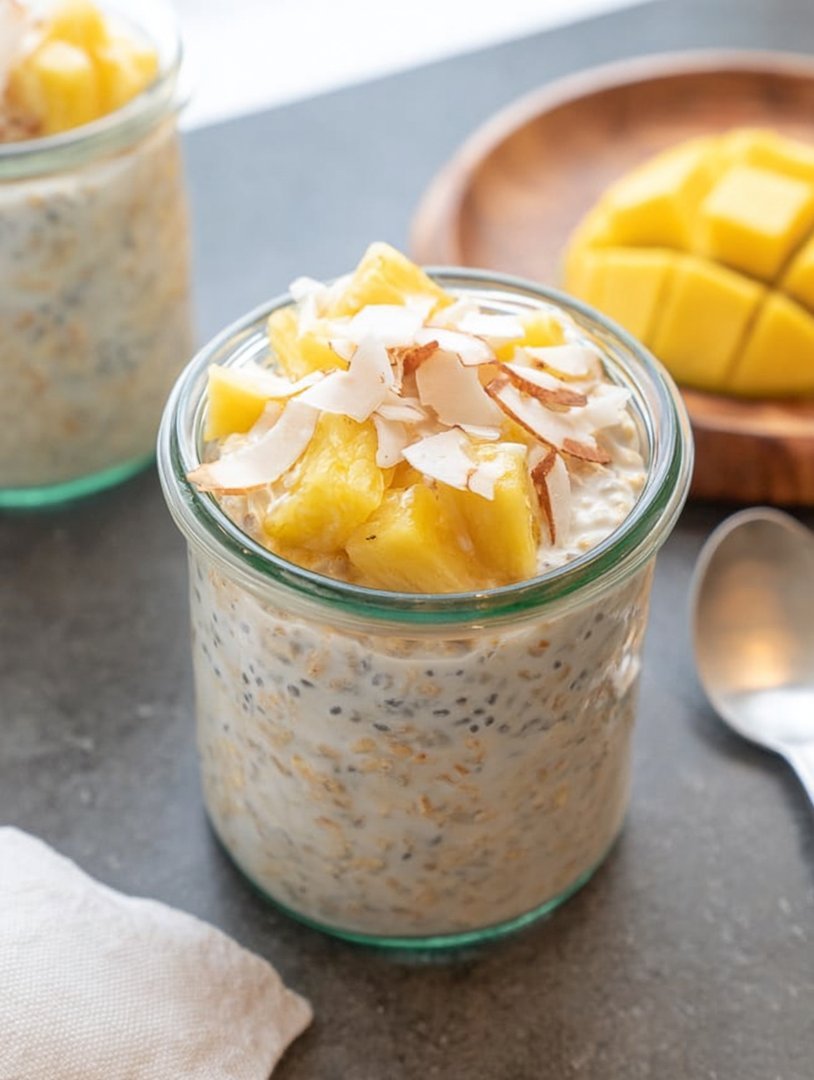 Pina Colada Overnight Oats image 2