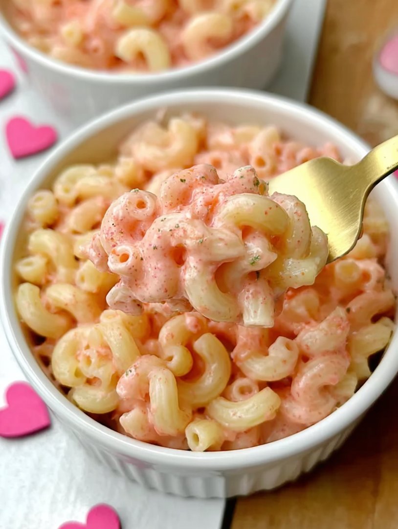 Pinke Makkaroni mit Käse image 2