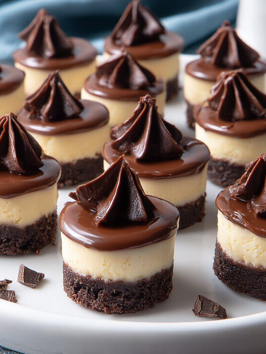 Rezept für Mini-Schokoladen-Käsekuchen-Häppchen image 2
