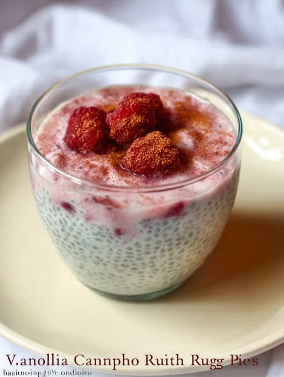 Vanille-Himnon-alkoholisches Alkoholfreies Bier-Chia-Pudding image 2
