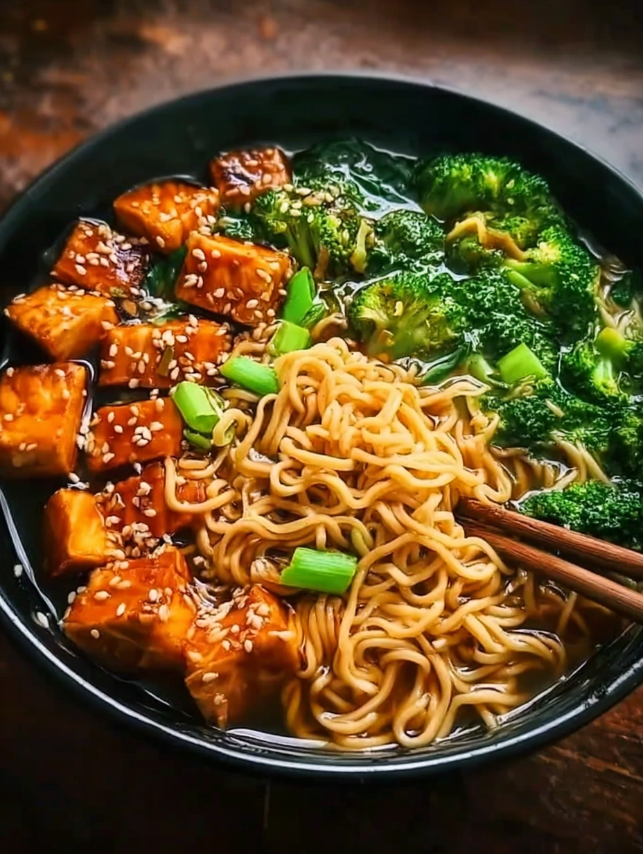 Vegane Teriyaki-Nudelsuppe image 2