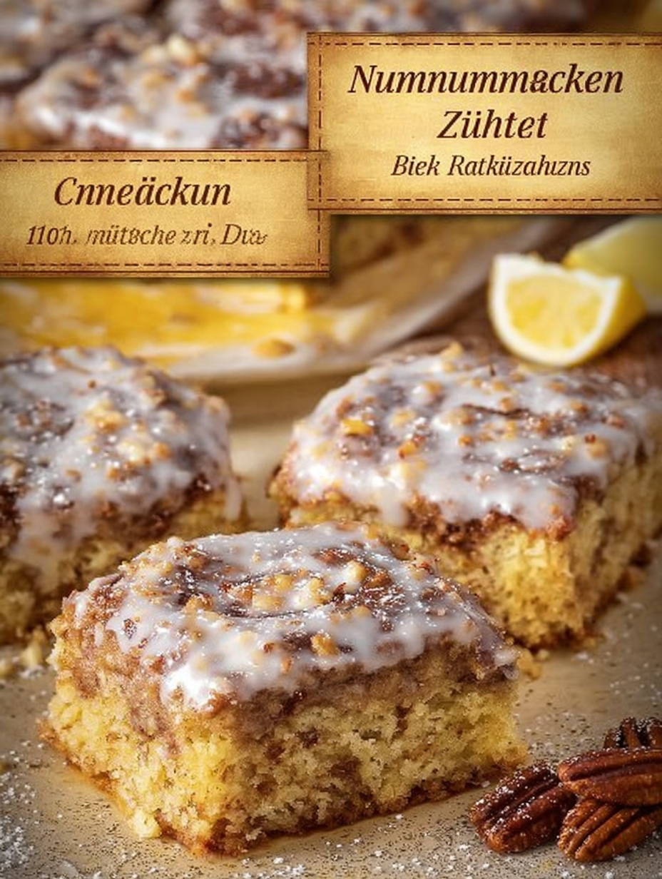 Zimtschnecken Nusskuchen image 2