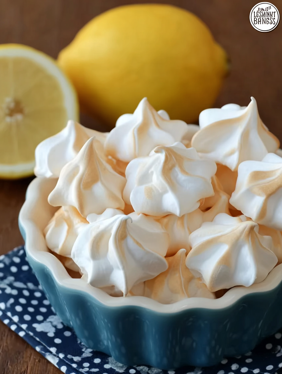 Zitronen-Baiser-Kuss-Kekse image 2