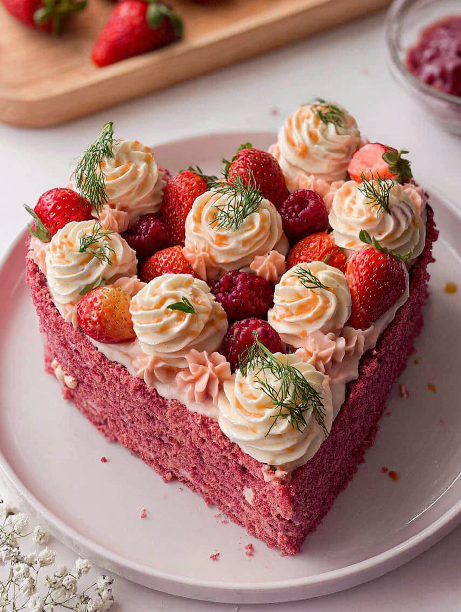 herzförmiger Kuchen image 2