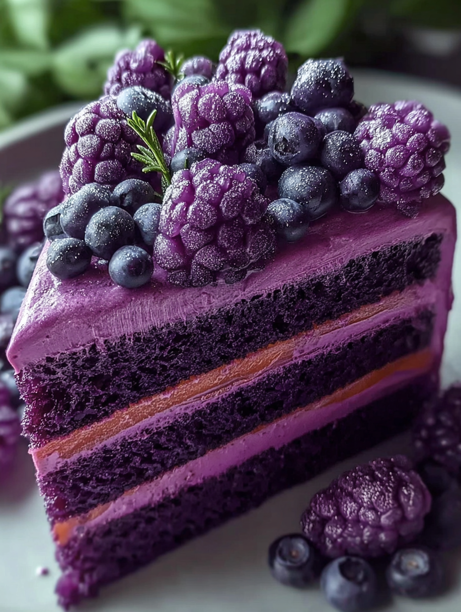 königlicher lila Samtkuchen image 2