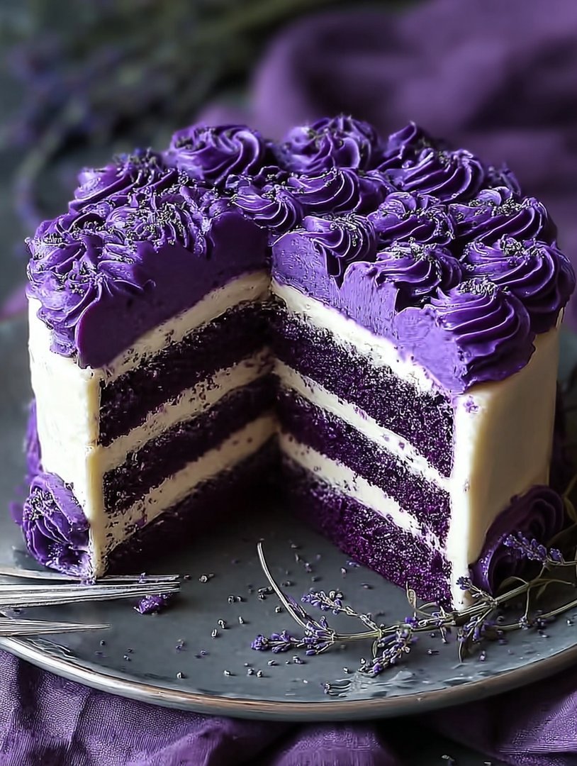 leckerer Royal Purple Velvet Kuchen image 2
