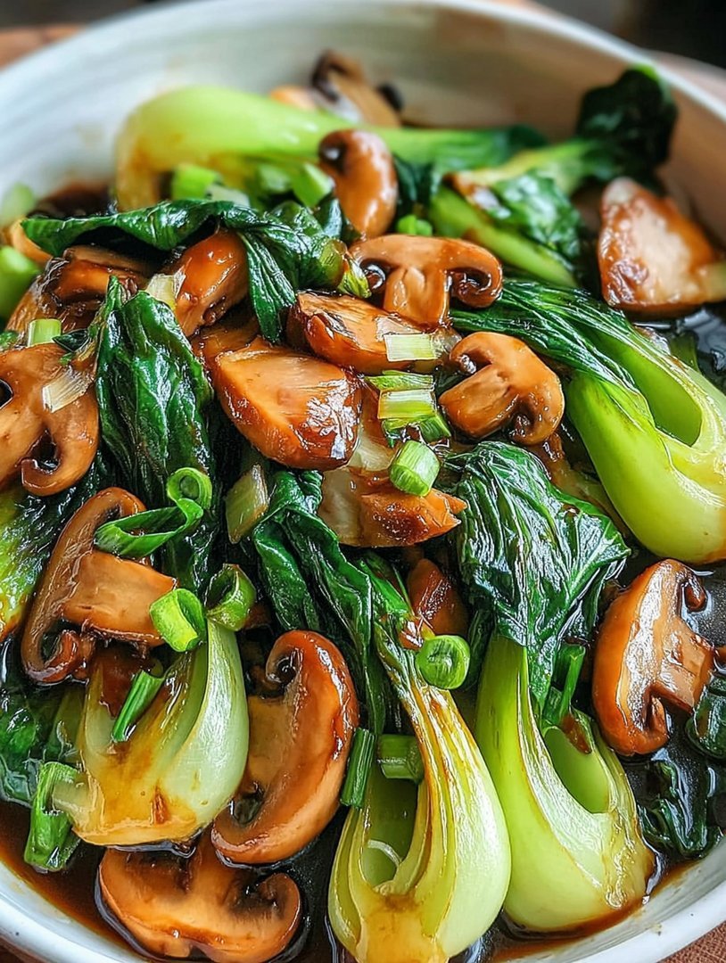 Das beste Rezept für gebratenen Pak Choi und Pilze image 2