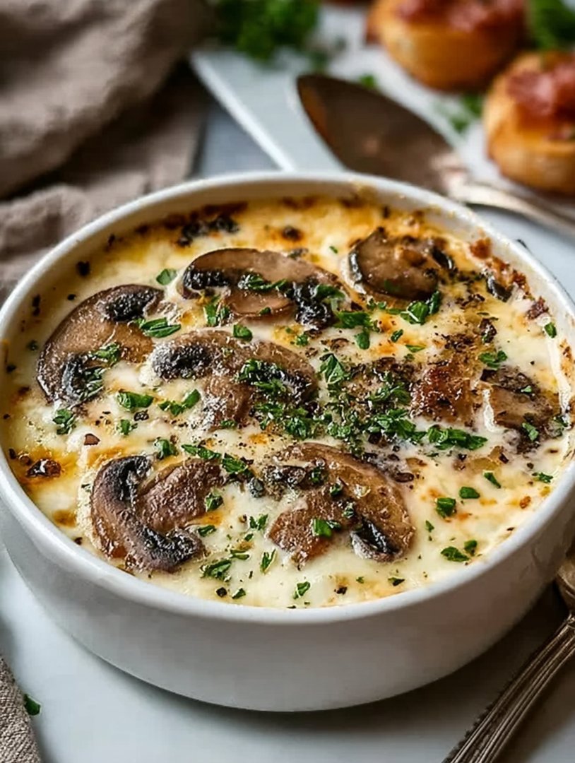 Hüttenkäse-Pilzsuppe image 2