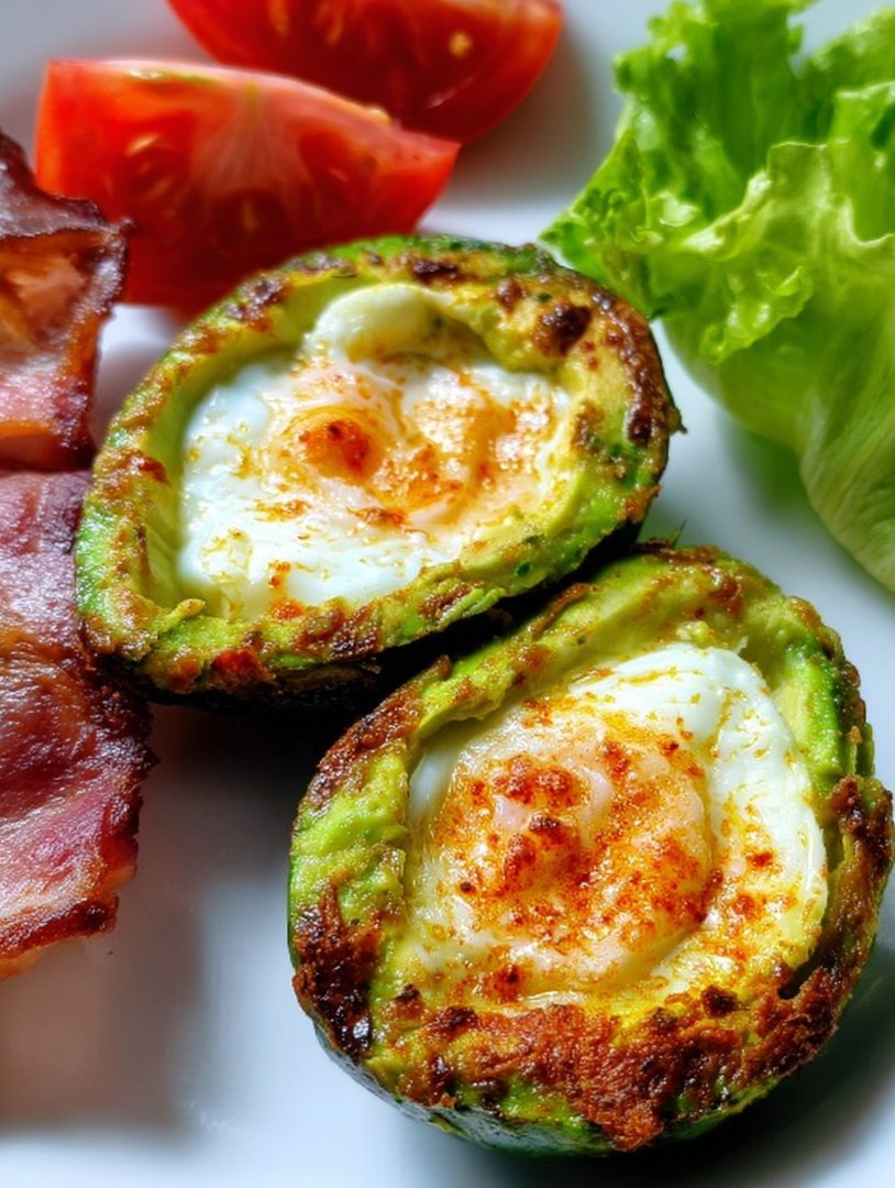 KETO AIR FRYER AVOCADO BAKED EGG | Eat Fat Lose Fat Blog image 2