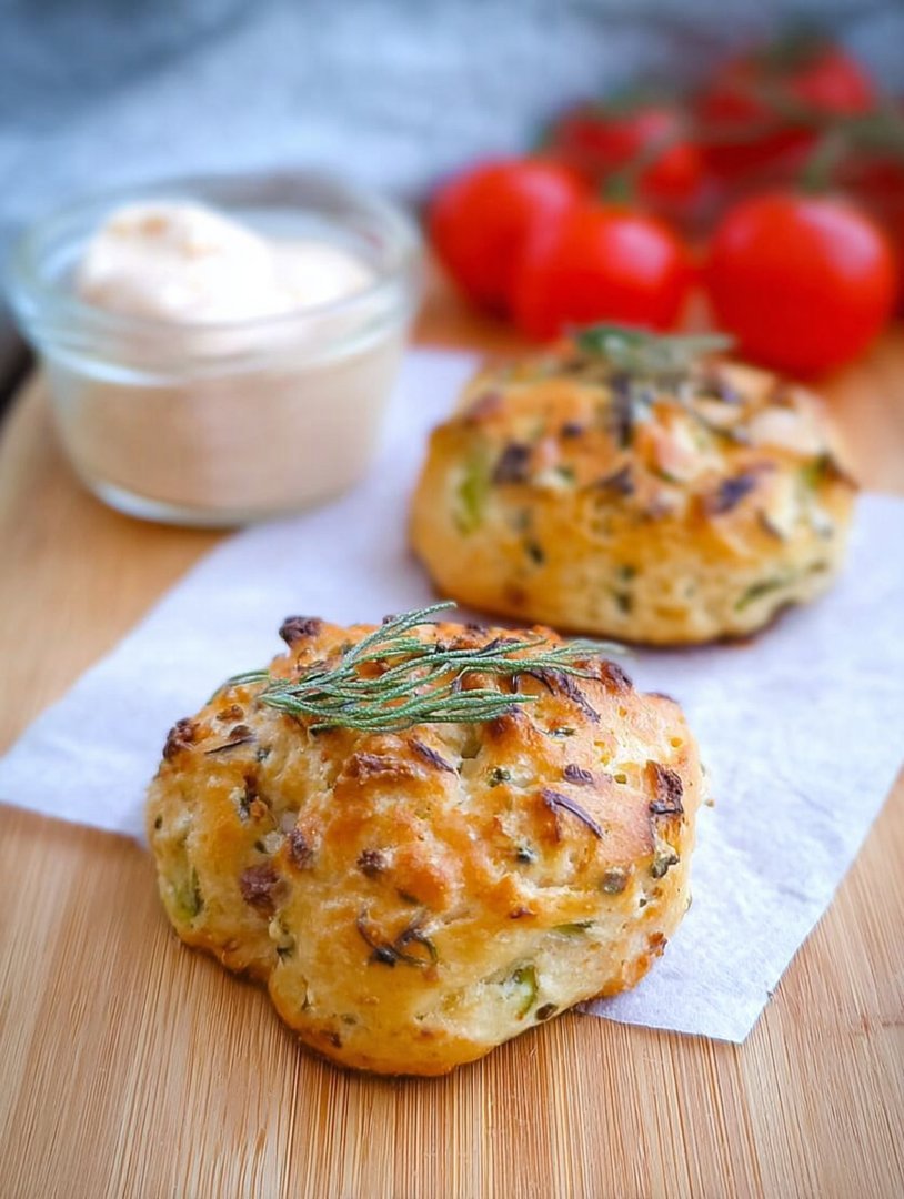 Low Carb Brötchen mit Hüttenkäse image 2