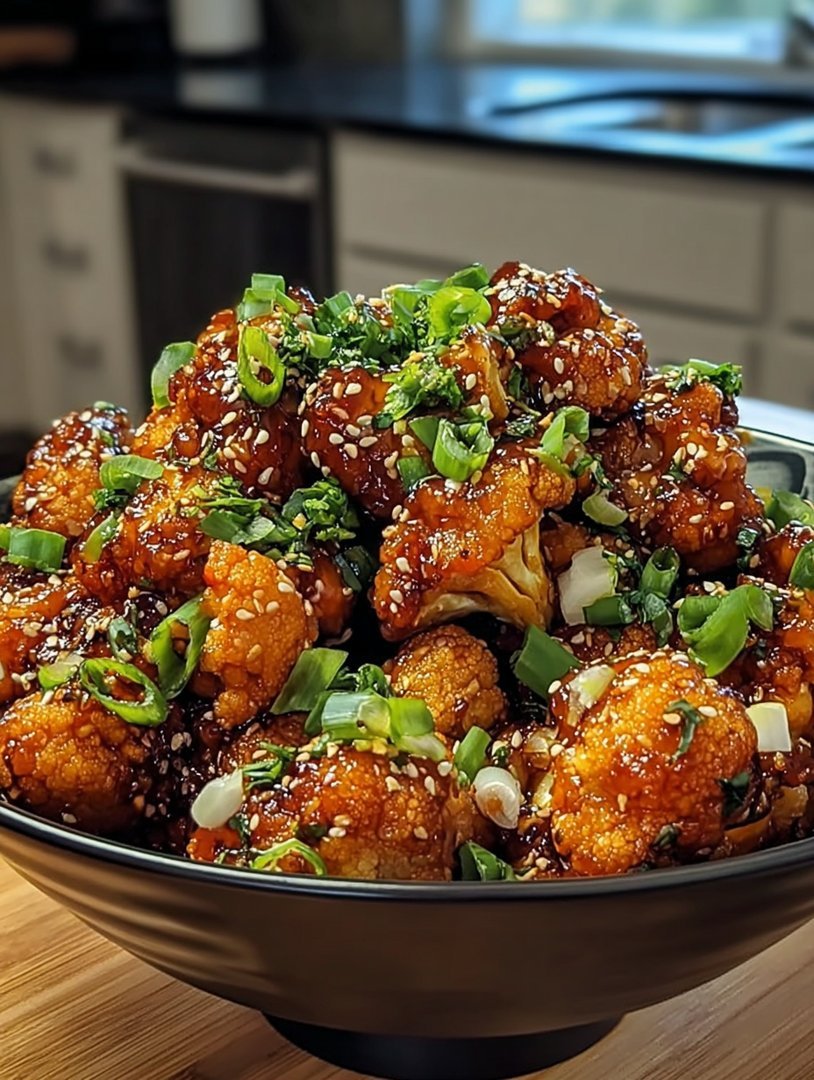 Luftfrittierter koreanischer BBQ-Blumenkohl: Ein geschmackvoller Genuss! image 2