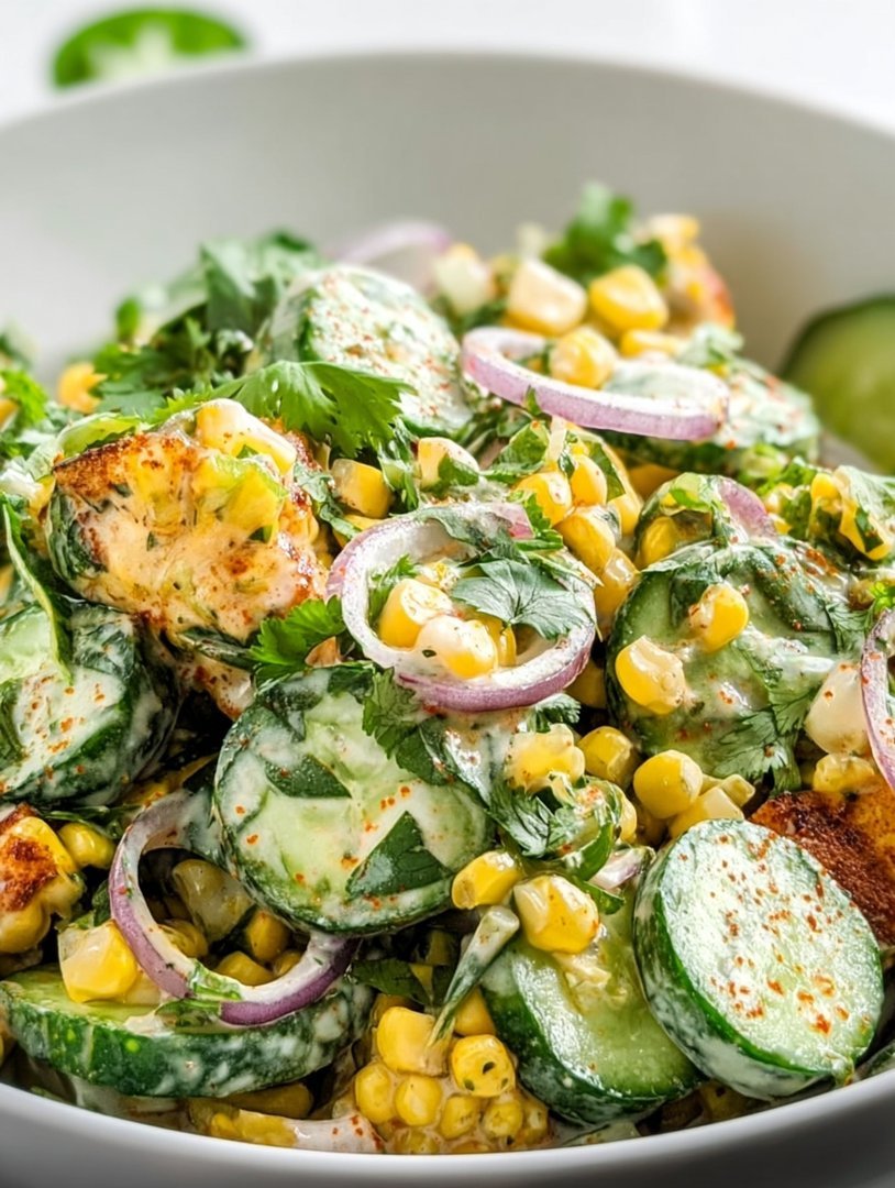 Mexikanischer Gurken-Mais-Salat image 2