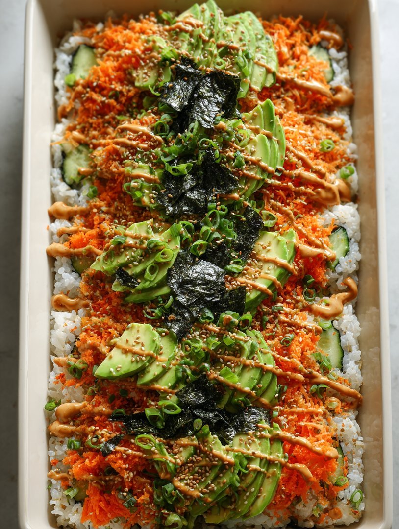 Rezept für veganen Sushi-Auflauf, nach dem du dich jede Woche sehnen wirst image 2