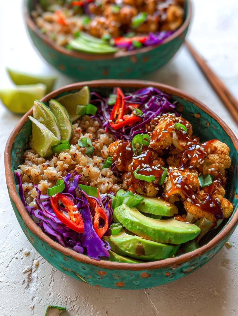 Teriyaki-Blumenkohl-Power-Bowls (vegan, glutenfrei) image 2